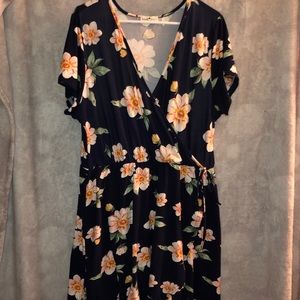 Floral print dress